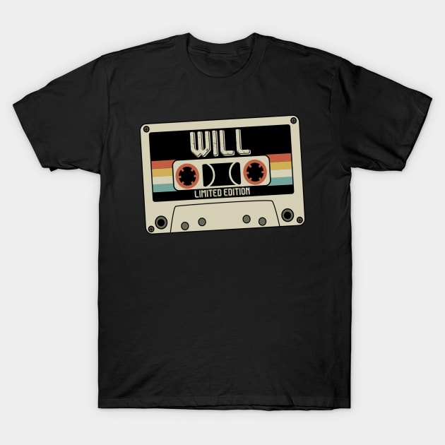 Will - Limited Edition - Vintage Style T-Shirt by Debbie Art